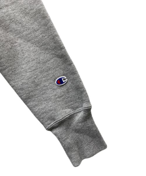 Champion REVERSE WEAVE（チャンピオン リバース ウィーブ）Champion REVERSE WEAVE (チャンピオン リバース ウィーブ) プリントクルーネックスウェット グレー サイズ:Mの古着・服飾アイテム