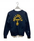 Champion REVERSE WEAVEチャンピオン リバース ウィーブ）の古着「プリントクルーネックスウェット」｜ネイビー