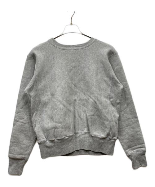 Champion REVERSE WEAVE（チャンピオン リバース ウィーブ）Champion REVERSE WEAVE (チャンピオン リバース ウィーブ) プリントクルーネックスウェット グレー サイズ:Mの古着・服飾アイテム