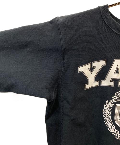 Champion REVERSE WEAVE（チャンピオン リバース ウィーブ）Champion REVERSE WEAVE (チャンピオン リバース ウィーブ) プリントクルーネックスウェット ネイビー サイズ:Ｍの古着・服飾アイテム