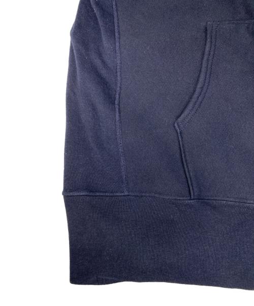 Champion REVERSE WEAVE（チャンピオン リバース ウィーブ）Champion REVERSE WEAVE (チャンピオン リバース ウィーブ) プリントパーカー ネイビー サイズ:Mの古着・服飾アイテム