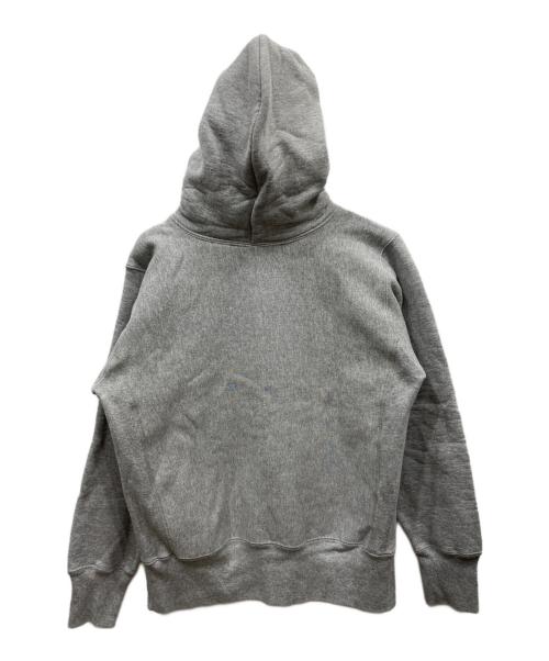 Champion REVERSE WEAVE（チャンピオン リバース ウィーブ）Champion REVERSE WEAVE (チャンピオン リバース ウィーブ) プリントパーカー グレー サイズ:Mの古着・服飾アイテム