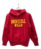 Champion REVERSE WEAVEチャンピオン リバース ウィーブ）の古着「プリントパーカー」｜レッド