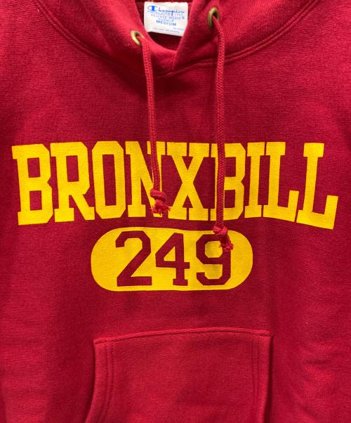 Champion REVERSE WEAVE（チャンピオン リバース ウィーブ）Champion REVERSE WEAVE (チャンピオン リバース ウィーブ) プリントパーカー レッド サイズ:M 未使用品の古着・服飾アイテム