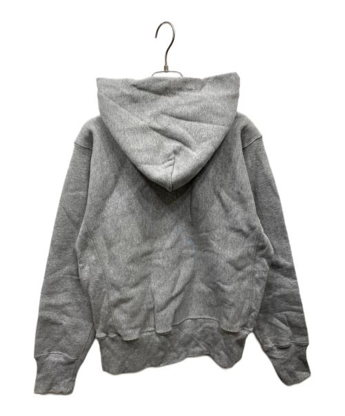 Champion REVERSE WEAVE（チャンピオン リバース ウィーブ）Champion REVERSE WEAVE (チャンピオン リバース ウィーブ) プリントパーカー グレー サイズ:M 未使用品の古着・服飾アイテム