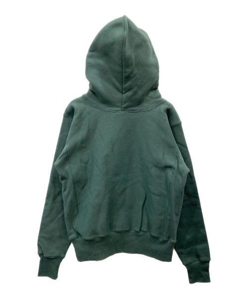 Champion REVERSE WEAVE（チャンピオン リバース ウィーブ）Champion REVERSE WEAVE (チャンピオン リバース ウィーブ) プリントパーカー グリーン サイズ:M 未使用品の古着・服飾アイテム