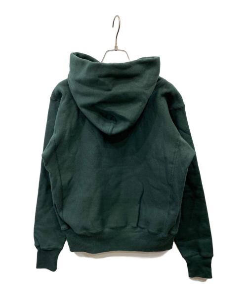 Champion REVERSE WEAVE（チャンピオン リバース ウィーブ）Champion REVERSE WEAVE (チャンピオン リバース ウィーブ) プリントパーカー グリーン サイズ:M 未使用品の古着・服飾アイテム