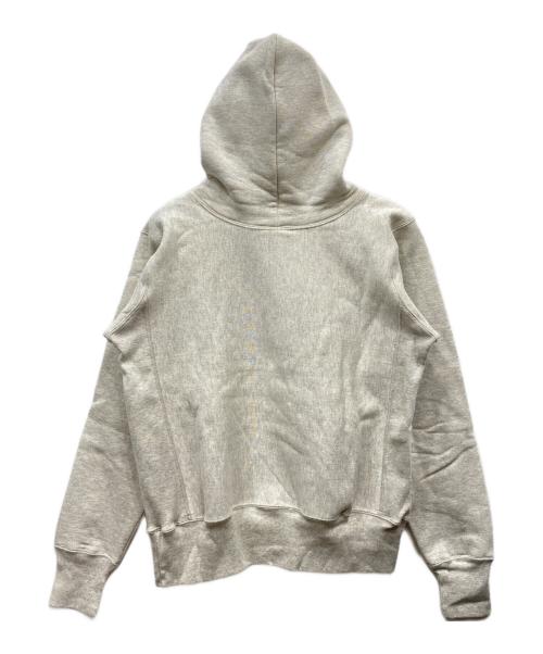 Champion REVERSE WEAVE（チャンピオン リバース ウィーブ）Champion REVERSE WEAVE (チャンピオン リバース ウィーブ) 染み込みプリントパーカー グレー サイズ:M 未使用品の古着・服飾アイテム