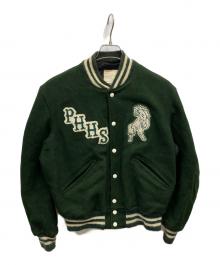 DeLong（デロング）の古着「スタジャン」｜グリーン