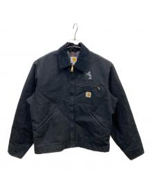 CarHartt（カーハート）の古着「刺繍入りデトロイトジャケット」｜ブラック