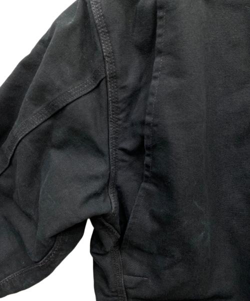 CarHartt（カーハート）CarHartt (カーハート) 刺繍入りデトロイトジャケット ブラック サイズ:Mの古着・服飾アイテム