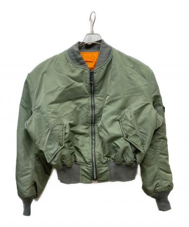 schott MA-1ジャケット 2XL グリーン　ショット 中古・古着通販】Schott (ショット) MA-1ジャケット グリーン サイズ