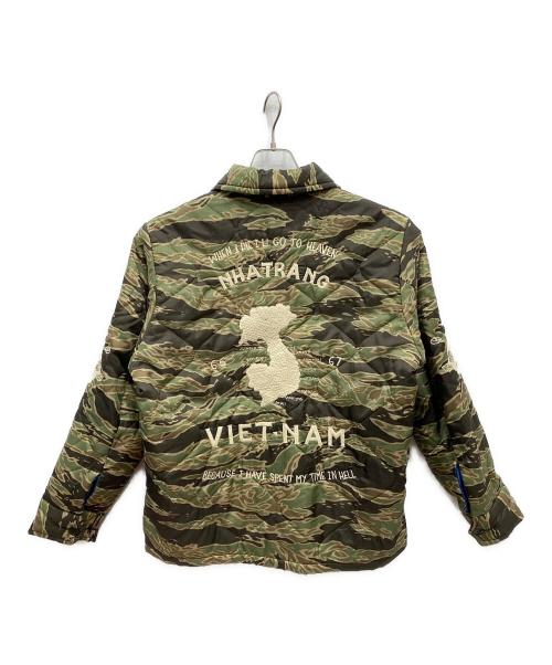 東洋エンタープライズ（トウヨウエンタープライズ）東洋エンタープライズ (トウヨウエンタープライズ) Vietnam Liner Jacket “VIET-NAM MAP” グリーン サイズ:Sの古着・服飾アイテム