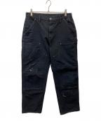 CarHarttカーハート）の古着「ダブルニーパンツ」｜ブラック