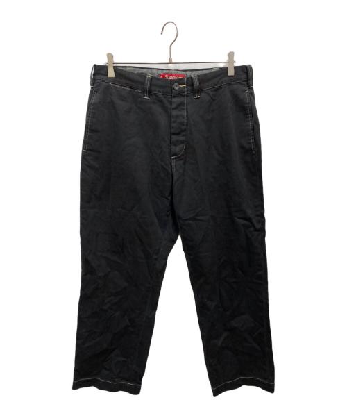 SUPREME（シュプリーム）SUPREME (シュプリーム) CHINO PANT OVER LABELS ブラック サイズ:ｗ32の古着・服飾アイテム