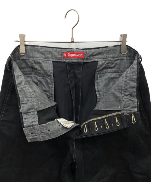 SUPREME（シュプリーム）SUPREME (シュプリーム) CHINO PANT OVER LABELS ブラック サイズ:ｗ32の古着・服飾アイテム