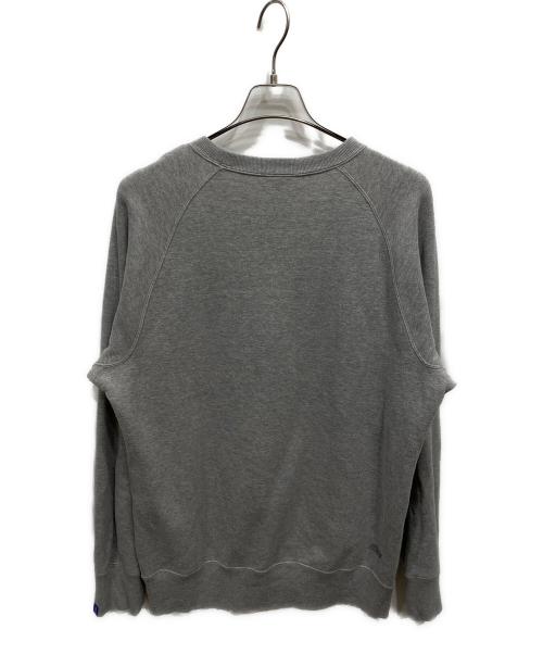 LOOPWHEELER（ループウィラー）LOOPWHEELER (ループウィラー) 前V フリーダムスリーブスウェット グレー サイズ:Lの古着・服飾アイテム