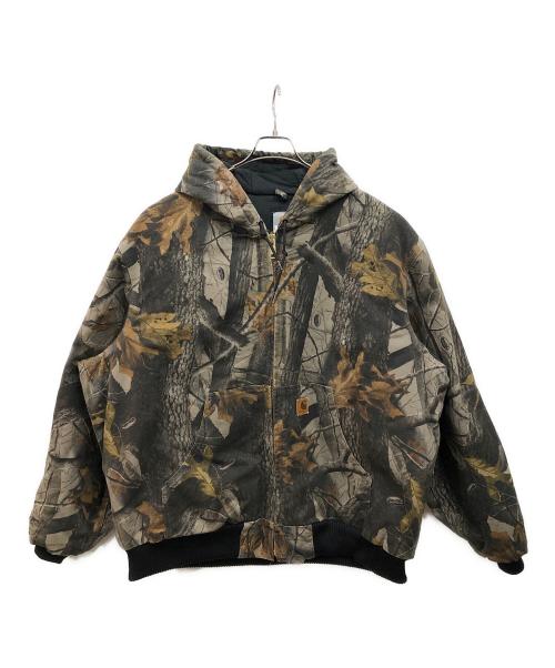 CarHartt（カーハート）CarHartt (カーハート) リアルツリーカモアクティブ ジャケット ブラウン サイズ:2XLの古着・服飾アイテム