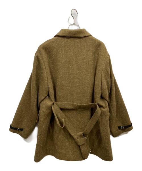 nano・universe（ナノ・ユニバース）nano・universe (ナノ・ユニバース) ケンピツィードモーターサイクルコート グリーン サイズ:Mの古着・服飾アイテム