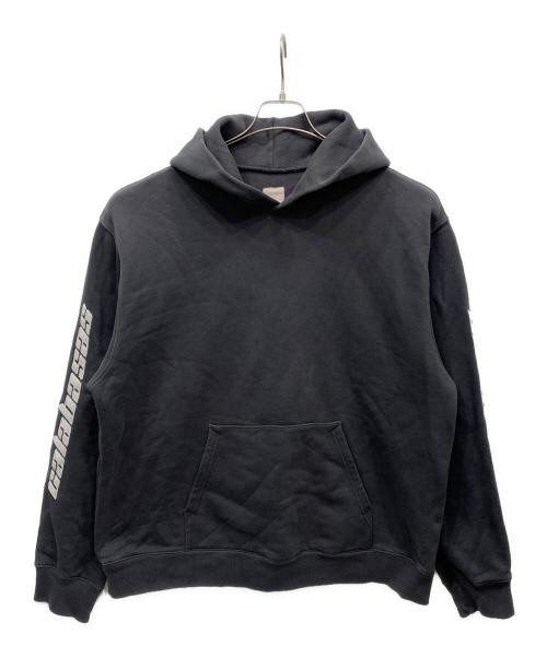 YEEZY（イージー）YEEZY (イージー) embroidered french terry hoodie ブラック サイズ:Lの古着・服飾アイテム