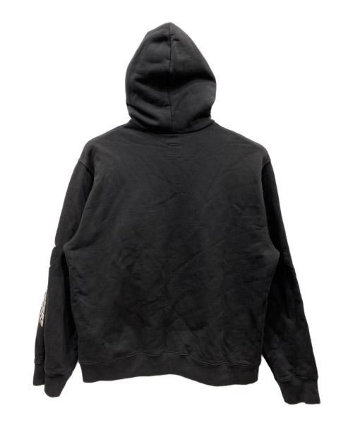 YEEZY（イージー）YEEZY (イージー) embroidered french terry hoodie ブラック サイズ:Lの古着・服飾アイテム