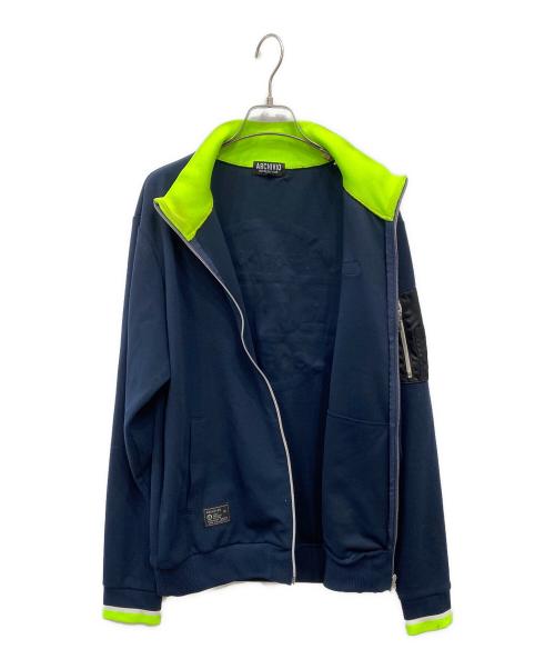 archivio（アルチビオ）archivio (アルチビオ) ジップアップジャケット ネイビー サイズ:48の古着・服飾アイテム