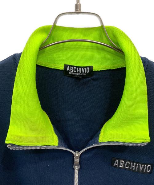 archivio（アルチビオ）archivio (アルチビオ) ジップアップジャケット ネイビー サイズ:48の古着・服飾アイテム