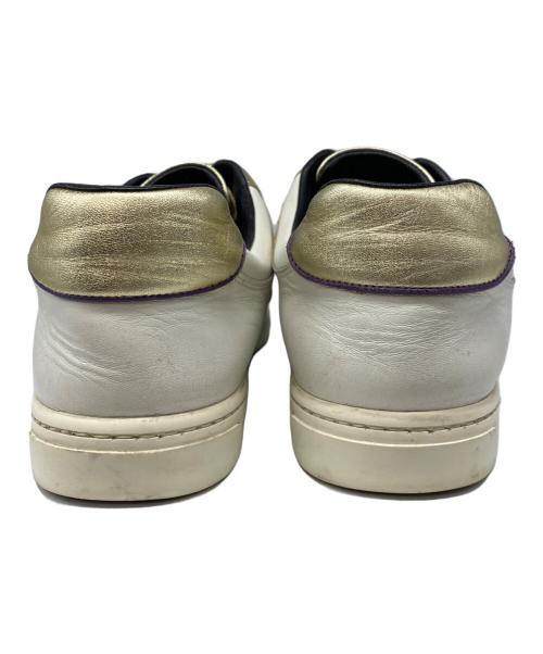 GUCCI（グッチ）GUCCI (グッチ) ローカットスニーカー ホワイト サイズ:8の古着・服飾アイテム