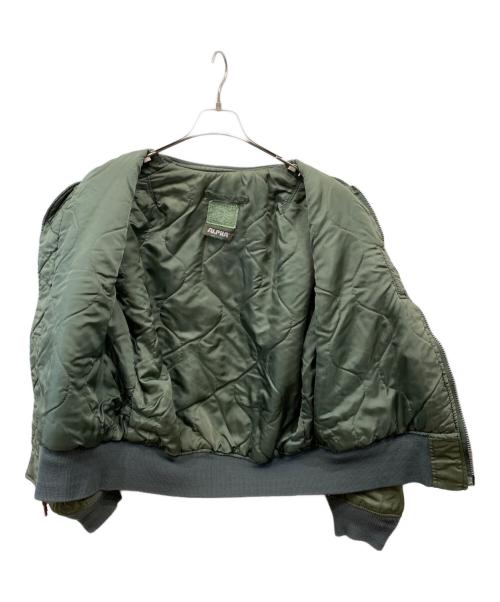 ALPHA（アルファ）ALPHA (アルファ) MA-1ジャケット カーキ サイズ:-の古着・服飾アイテム
