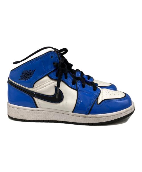 NIKE（ナイキ）NIKE (ナイキ) AIR JORDAN 1 MID SE ブルー サイズ:25の古着・服飾アイテム