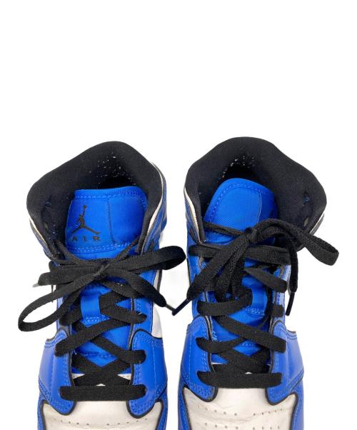 NIKE（ナイキ）NIKE (ナイキ) AIR JORDAN 1 MID SE ブルー サイズ:25の古着・服飾アイテム