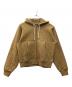 stussy（ステューシー）の古着「VERTICAL QUILTED ZIP HOODIE」｜ブラウン
