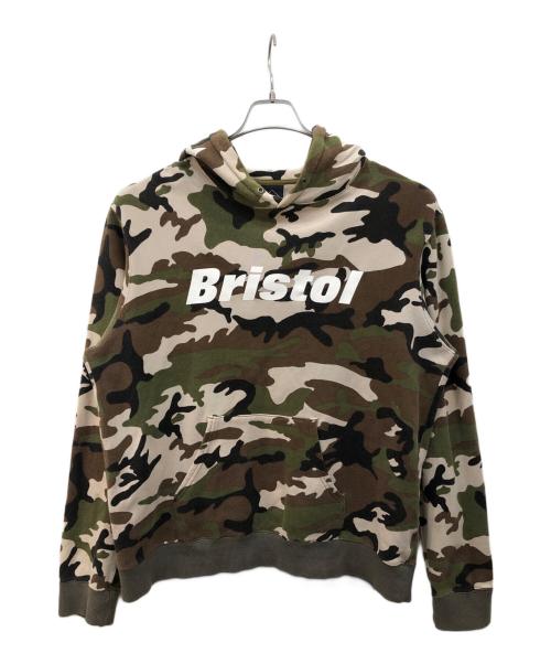 F.C.R.B.（エフシーレアルブリストル）F.C.R.B. (エフシーレアルブリストル) CAMOSTAR HOOD PULLOVER オリーブ サイズ:Mの古着・服飾アイテム