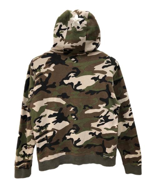 F.C.R.B.（エフシーレアルブリストル）F.C.R.B. (エフシーレアルブリストル) CAMOSTAR HOOD PULLOVER オリーブ サイズ:Mの古着・服飾アイテム