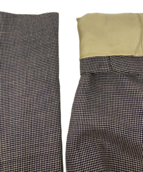 UNITED ARROWS（ユナイテッドアローズ）UNITED ARROWS (ユナイテッドアローズ) マイクロチェック3Bジャケット ブラウン サイズ:46の古着・服飾アイテム