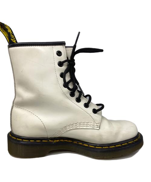Dr.Martens（ドクターマーチン）Dr.Martens (ドクターマーチン) 8ホールブーツ ホワイト サイズ:Mの古着・服飾アイテム