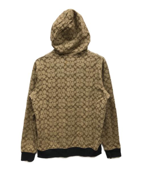COACH（コーチ）COACH (コーチ) シグネチャーパーカー ブラウン サイズ:Mの古着・服飾アイテム