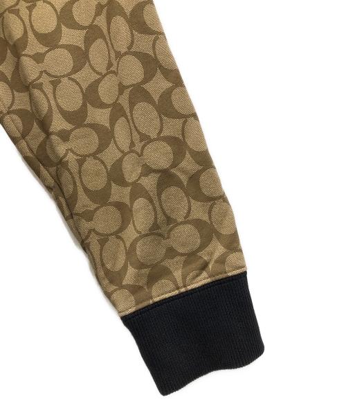 COACH（コーチ）COACH (コーチ) シグネチャーパーカー ブラウン サイズ:Mの古着・服飾アイテム