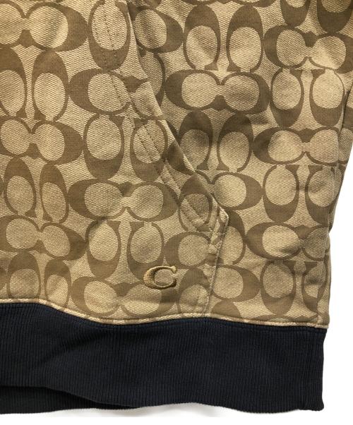 COACH（コーチ）COACH (コーチ) シグネチャーパーカー ブラウン サイズ:Mの古着・服飾アイテム