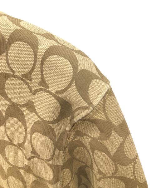 COACH（コーチ）COACH (コーチ) シグネチャーパーカー ブラウン サイズ:Mの古着・服飾アイテム