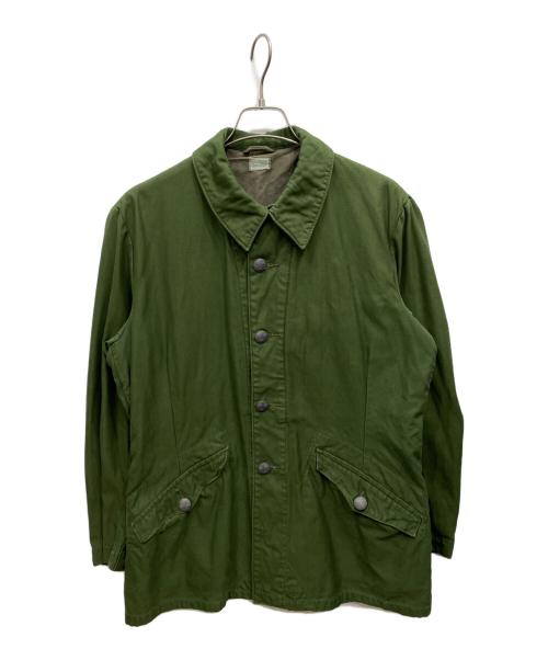 スウェーデン軍（スウェーデングン）スウェーデン軍 (スウェーデングン) ミリタリージャケット グリーン サイズ:-の古着・服飾アイテム