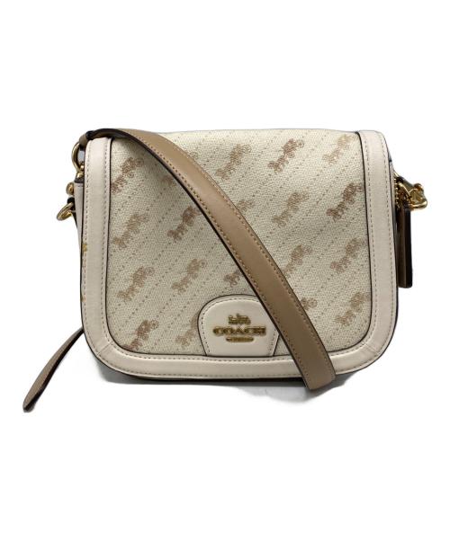 COACH（コーチ）COACH (コーチ) ショルダーバッグ ベージュの古着・服飾アイテム