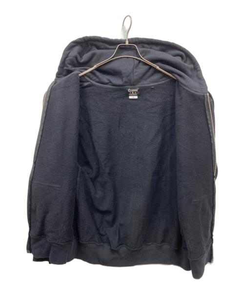 Classic clothing（クラシッククロージング）CLASSIC CLOTHING (クラシッククロージング) ジップパーカー ブラック サイズ:XLの古着・服飾アイテム
