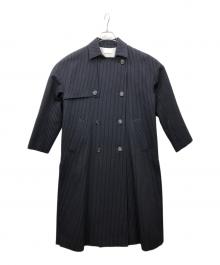 ENFOLD（エンフォルド）の古着「ダブルコート」｜ネイビー