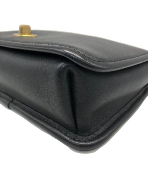 COACH（コーチ）COACH (コーチ) ターンロックミニショルダーバッグ ブラックの古着・服飾アイテム