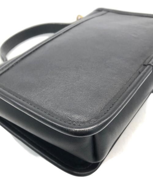 COACH（コーチ）COACH (コーチ) ターンロックミニショルダーバッグ ブラックの古着・服飾アイテム