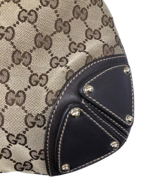 GUCCI（グッチ）GUCCI (グッチ) インディハンドバッグ ブラウンの古着・服飾アイテム