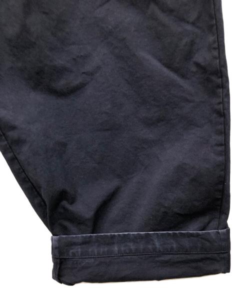 nest Robe（ネストローブ）nest Robe (ネストローブ) コットンチノ近江晒 タックパンツ ネイビー サイズ:Freeの古着・服飾アイテム