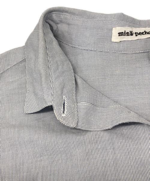 mina perhonen（ミナ ペルホネン）mina perhonen (ミナ ペルホネン) march ドレス ブルー サイズ:38の古着・服飾アイテム