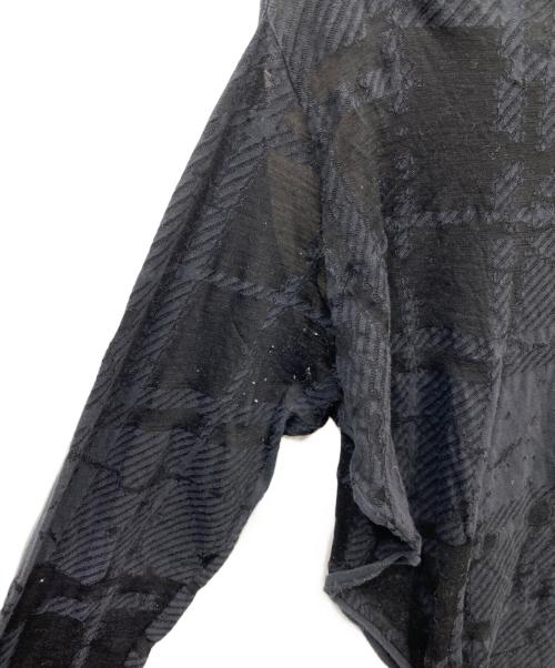 MM6 Maison Margiela（エムエムシックスメゾンマルジェラ）MM6 Maison Margiela (エムエムシックスメゾンマルジェラ) デザインカットソー ブラック サイズ:Mの古着・服飾アイテム